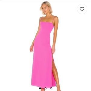 NWT Superdown Addison pink maxi dress